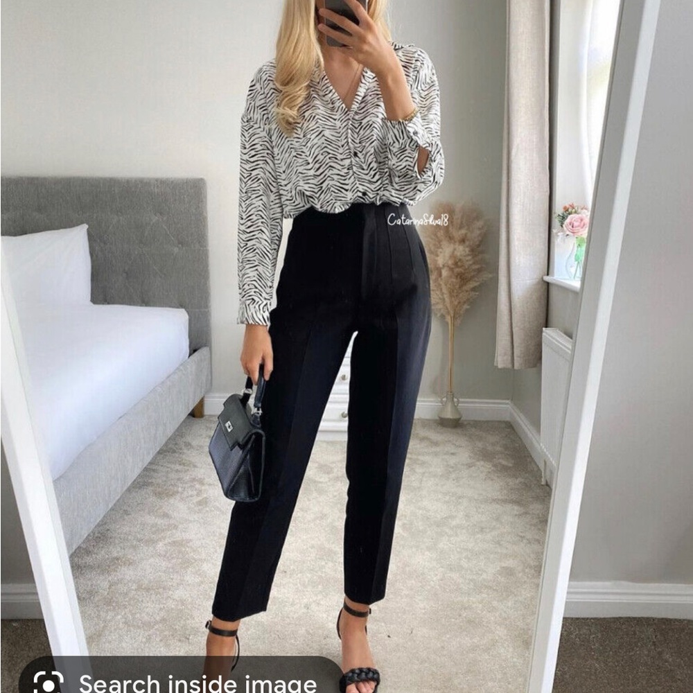Zara high waist pants